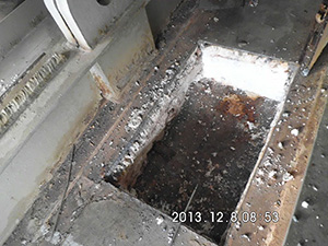 LNG电厂炉顶降温改造现场