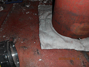 炉顶穿墙超温改造